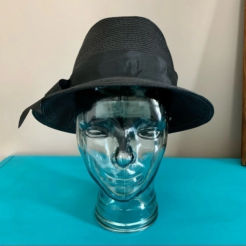 Gabriel Amar Frank Olive Black Woven Fedora